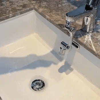 🔄 Universal 1080° Swivel Faucet Aerator | Robotic Arm Sink Extender | Rotatable & Foldable Plastic Tap Attachment 🚰✨