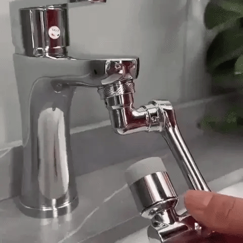 🔄 Universal 1080° Swivel Faucet Aerator | Robotic Arm Sink Extender | Rotatable & Foldable Plastic Tap Attachment 🚰✨