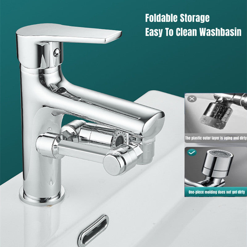 🔄 Universal 1080° Swivel Faucet Aerator | Robotic Arm Sink Extender | Rotatable & Foldable Plastic Tap Attachment 🚰✨