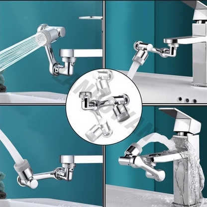 🔄 Universal 1080° Swivel Faucet Aerator | Robotic Arm Sink Extender | Rotatable & Foldable Plastic Tap Attachment 🚰✨