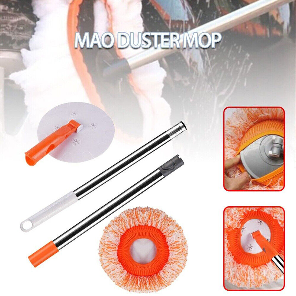 🌀 High-Quality 360° Rotating Floor Mop & Wall Cleaner | Long Handle Multi-Surface Cleaning Tool 🧼🧹